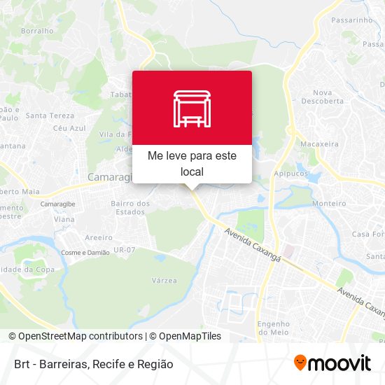 Brt - Barreiras mapa