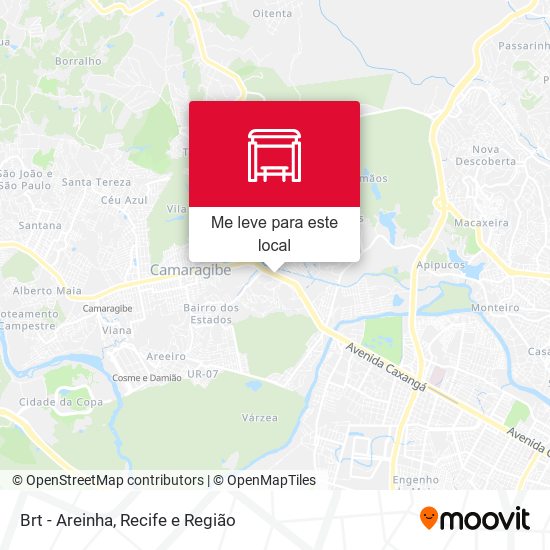 Brt - Areinha mapa