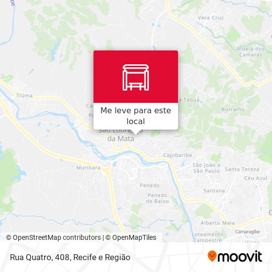 Rua Quatro, 408 mapa