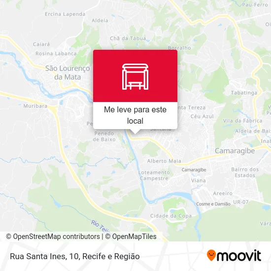 Rua Santa Ines, 10 mapa