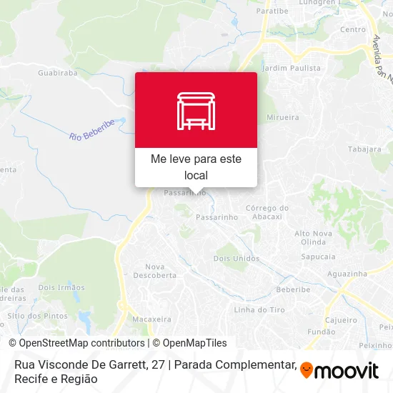 Rua Visconde De Garrett, 27 | Parada Complementar mapa