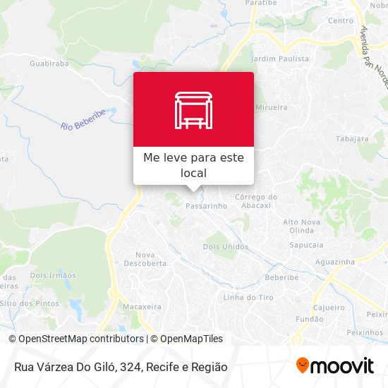 Rua Várzea Do Giló, 324 mapa