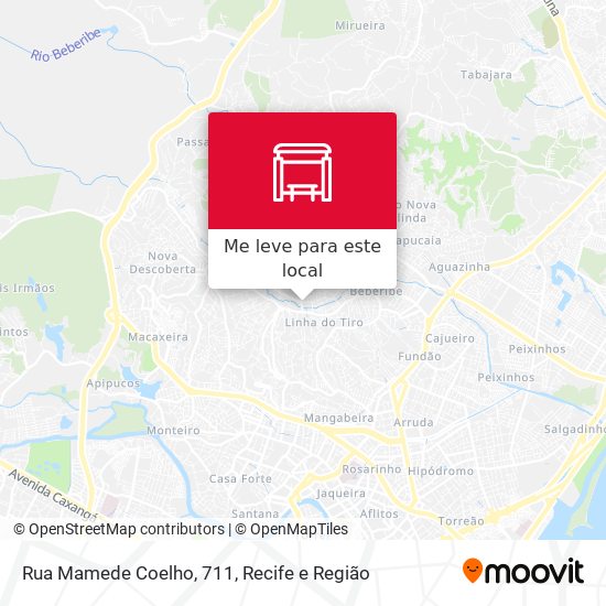 Rua Mamede Coelho, 711 mapa