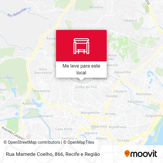 Rua Mamede Coelho, 866 mapa
