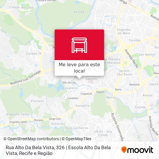 Rua Alto Da Bela Vista, 326 | Escola Alto Da Bela Vista mapa