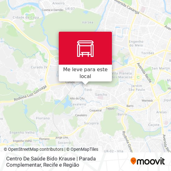 Centro De Saúde Bido Krause | Parada Complementar mapa