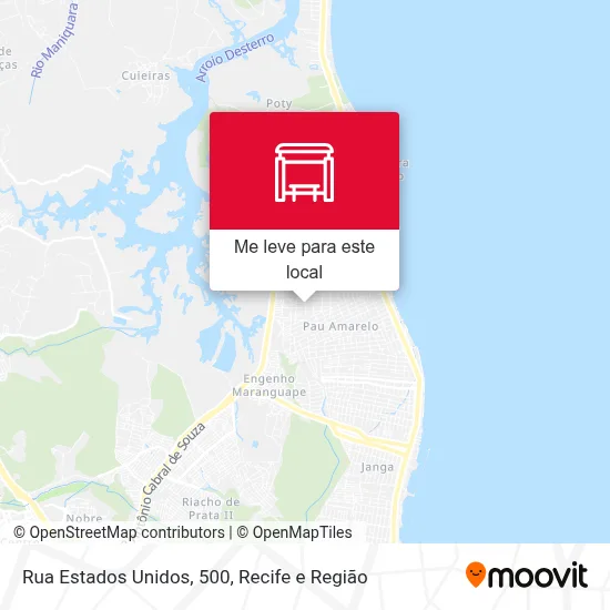 Rua Estados Unidos, 500 mapa