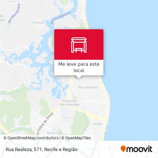 Rua Realeza, 571 mapa