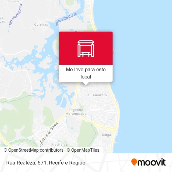 Rua Realeza, 571 mapa