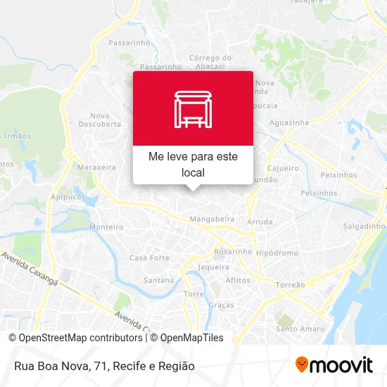 Rua Boa Nova, 71 mapa