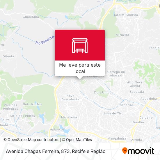 Avenida Chagas Ferreira, 873 mapa