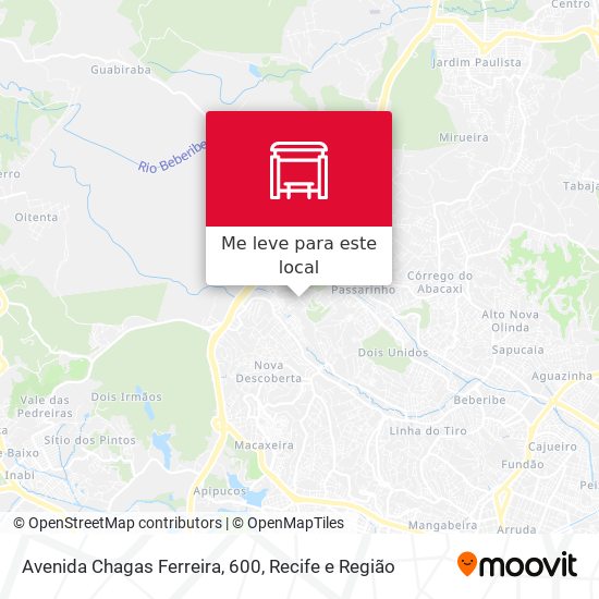 Avenida Chagas Ferreira, 600 mapa