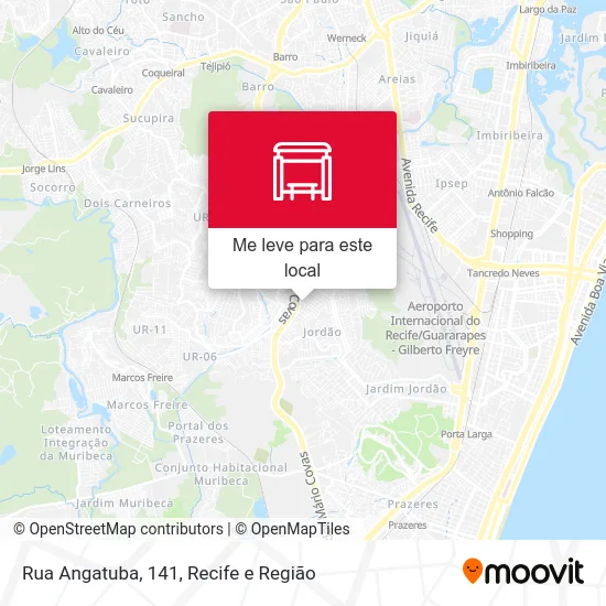 Rua Angatuba, 141 mapa