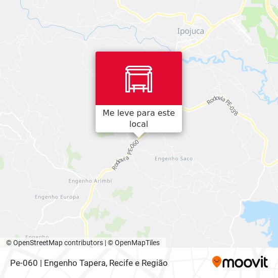 Pe-060 | Engenho Tapera mapa