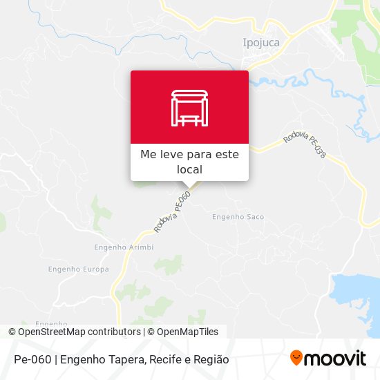 Pe-060 | Engenho Tapera mapa