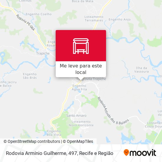 Rodovia Armínio Guilherme, 497 mapa