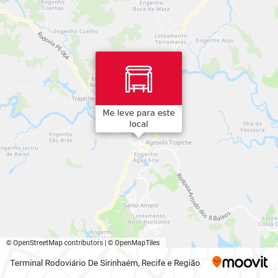 Terminal Rodoviário De Sirinhaém mapa