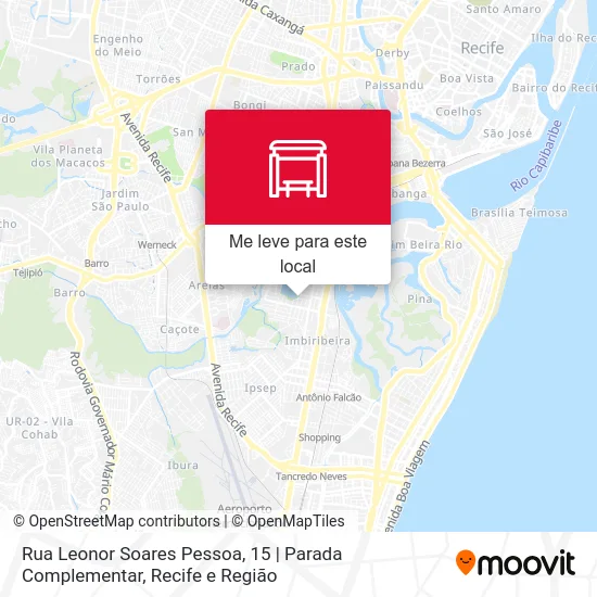 Rua Leonor Soares Pessoa, 15 | Parada Complementar mapa