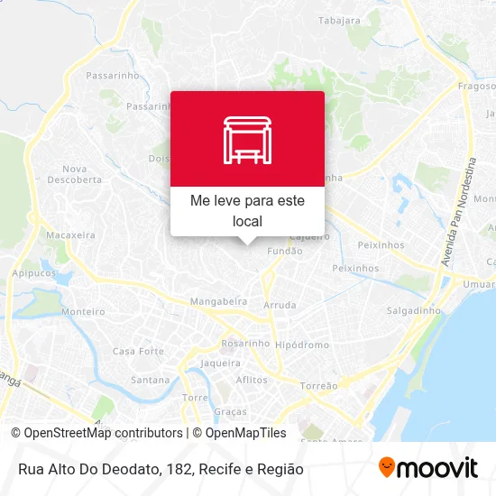 Rua Alto Do Deodato, 182 mapa