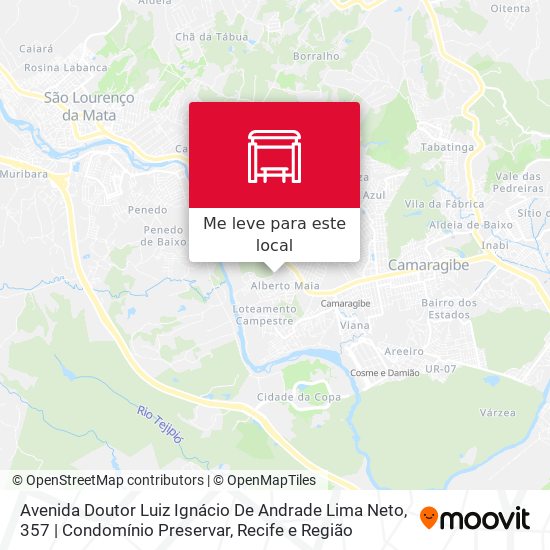 Avenida Doutor Luiz Ignácio De Andrade Lima Neto, 357 | Condomínio Preservar mapa