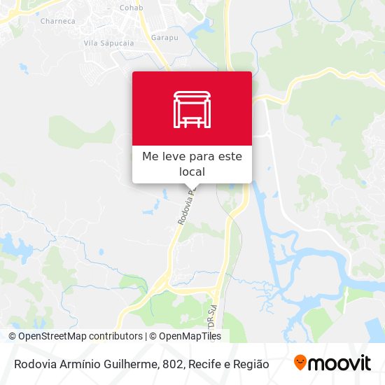 Rodovia Armínio Guilherme, 802 mapa