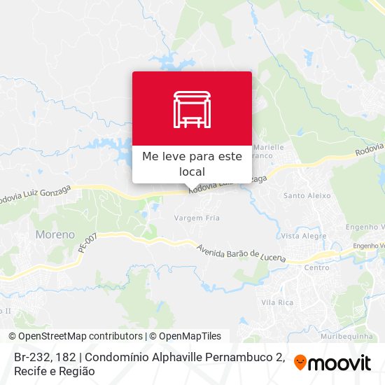 Br-232, 182 | Condomínio Alphaville Pernambuco 2 mapa