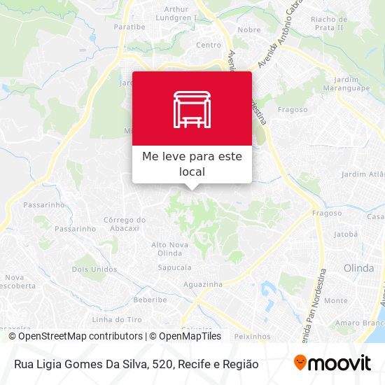 Rua Ligia Gomes Da Silva, 520 mapa