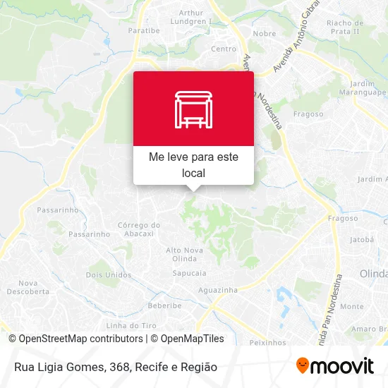 Rua Ligia Gomes, 368 mapa