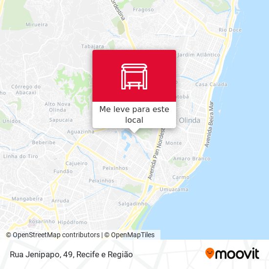 Rua Jenipapo, 49 mapa