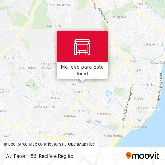 Av. Fator, 156 mapa