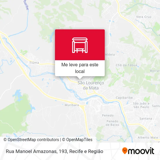 Rua Manoel Amazonas, 193 mapa