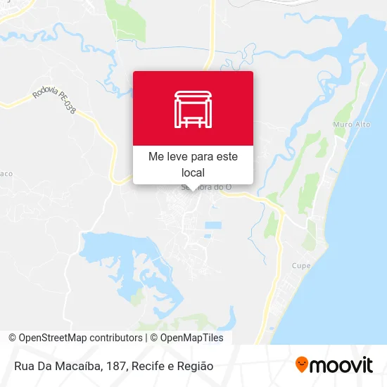Rua Da Macaíba, 187 mapa