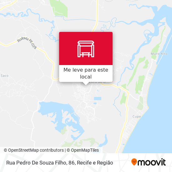 Rua Pedro De Souza Filho, 86 mapa