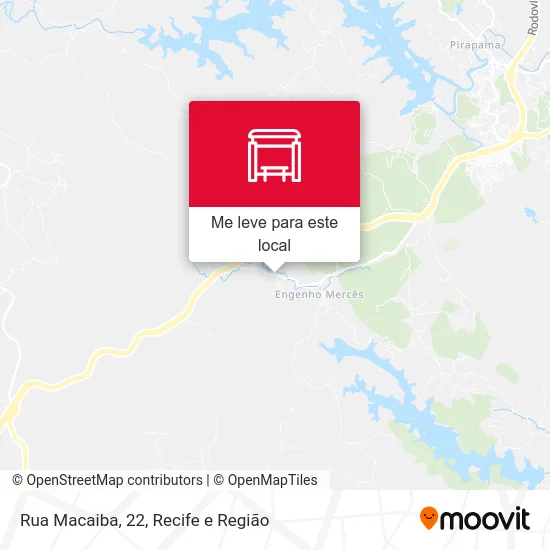 Rua Macaiba, 22 mapa