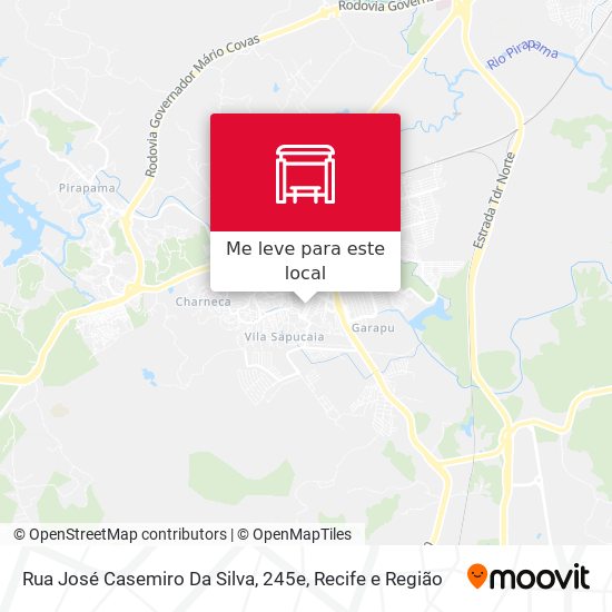 Rua José Casemiro Da Silva, 245e mapa