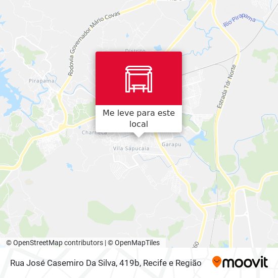 Rua José Casemiro Da Silva, 419b mapa