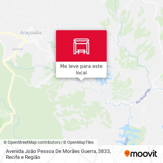 Avenida João Pessoa De Morães Guerra, 3833 mapa