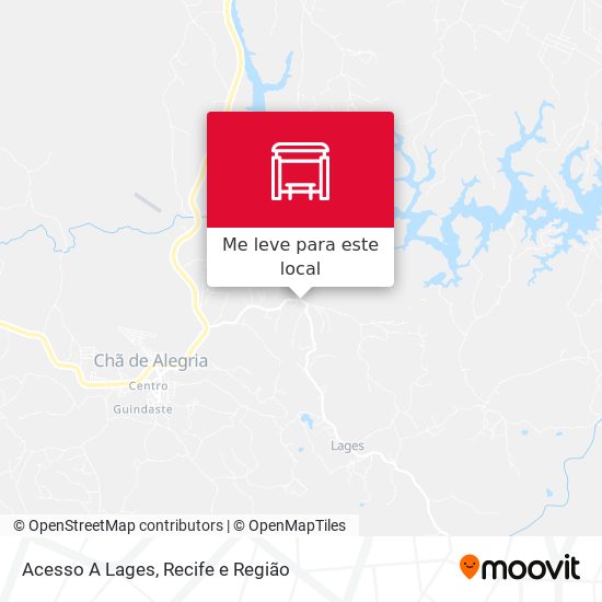 Acesso A Lages mapa