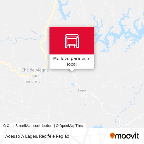 Acesso A Lages mapa