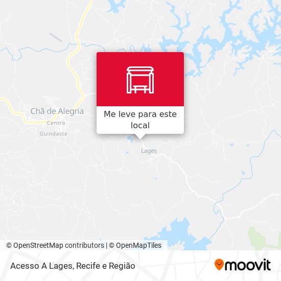 Acesso A Lages mapa