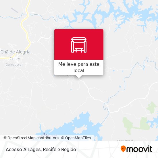 Acesso A Lages mapa