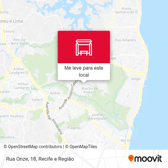 Rua Onze, 18 mapa