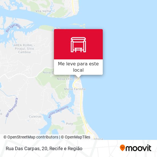 Rua Das Carpas, 20 mapa