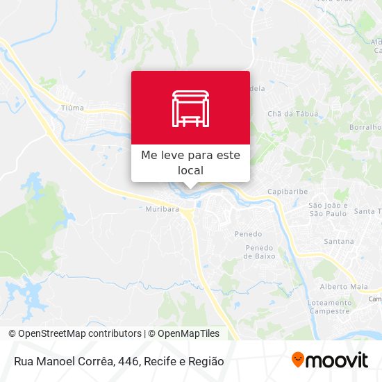 Rua Manoel Corrêa, 446 mapa