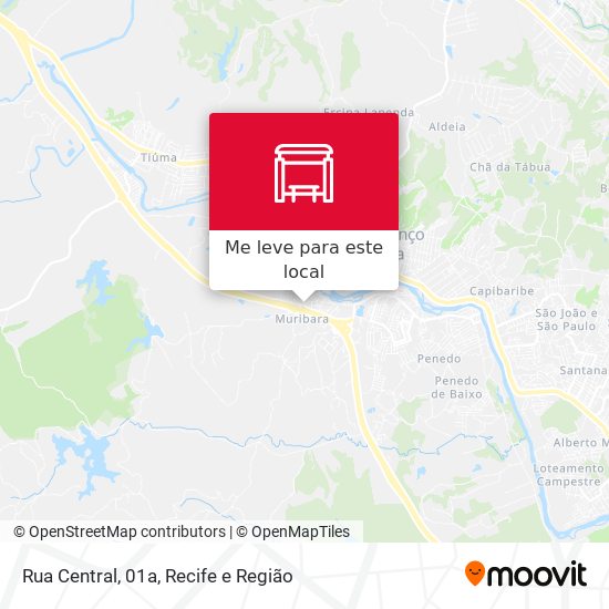 Rua Central, 01a mapa