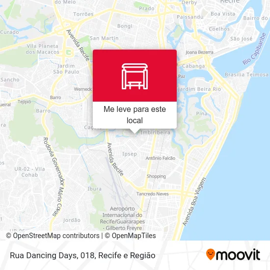 Rua Dancing Days, 018 mapa