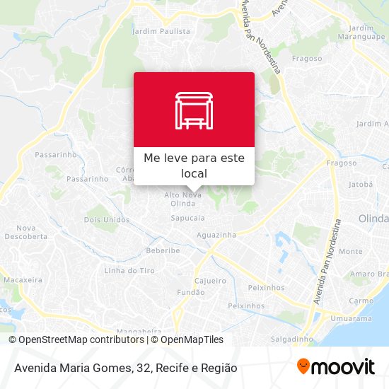 Avenida Maria Gomes, 32 mapa