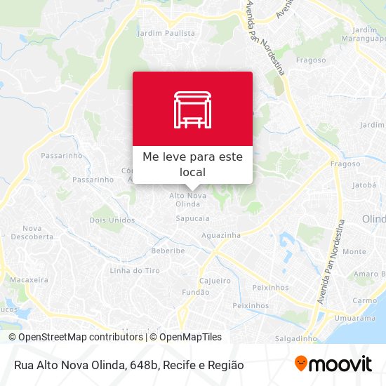 Rua Alto Nova Olinda, 648b mapa