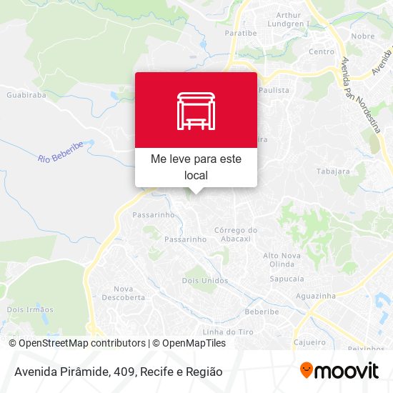 Avenida Pirâmide, 409 mapa