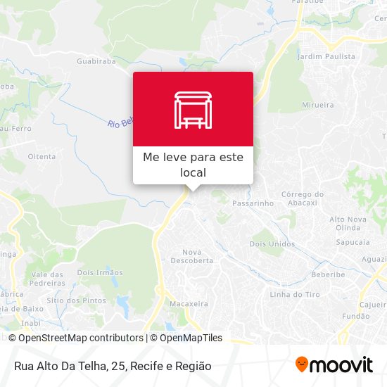 Rua Alto Da Telha, 25 mapa